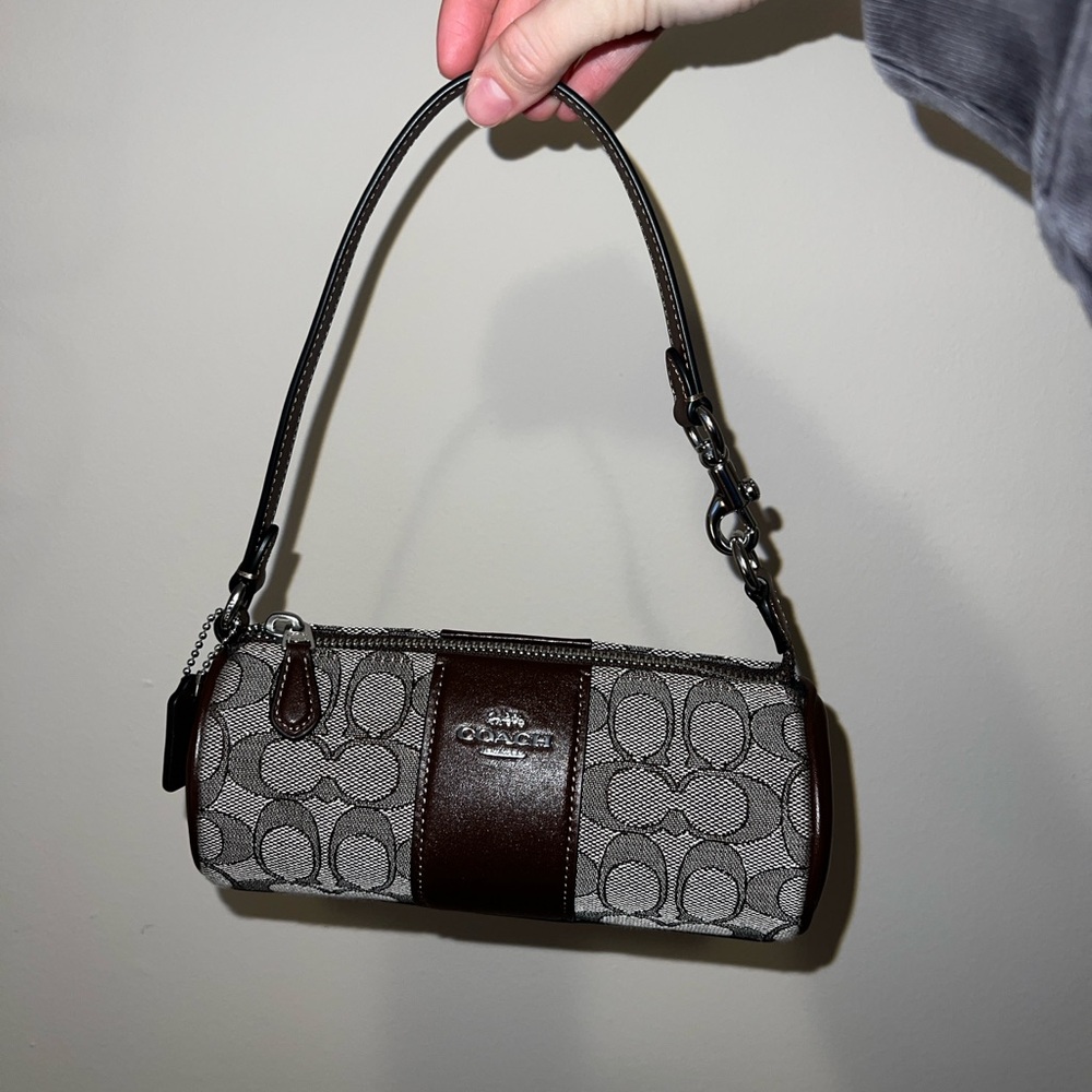 Coach Brown Nolita Barrel Bag